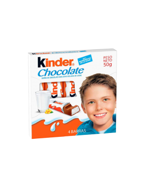 KINDER BARRITA CHOCOLATE PAQ/4 UD