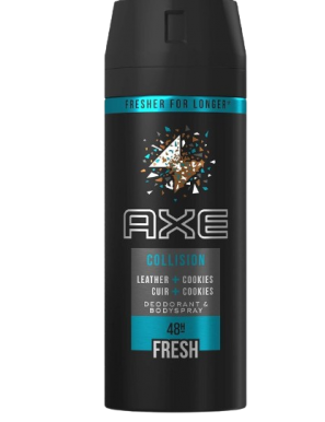 DESODORANTE AXE COLLISION+COOKIES SP/150 ML