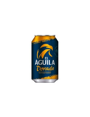 CERVEZA EL AGUILA-DORADA1900-5.5% LATA-33.C.L.