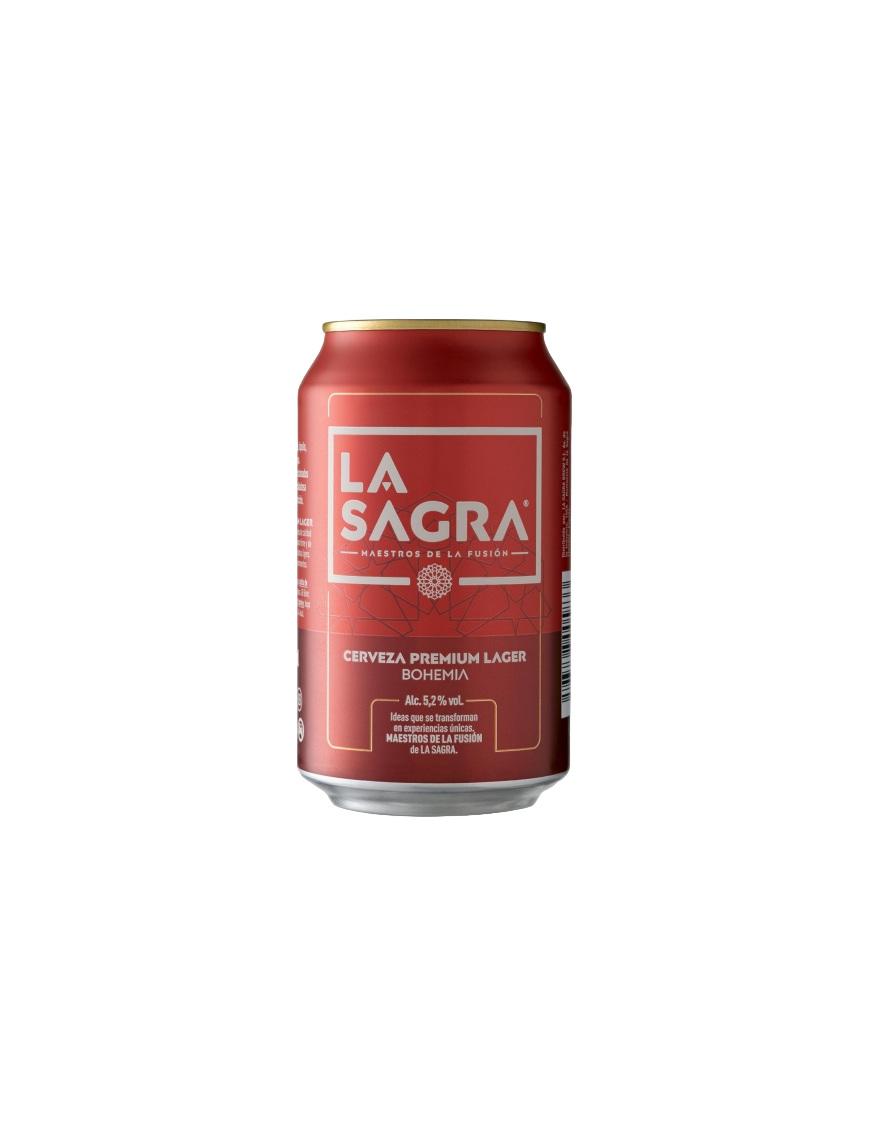 CERVEZA LA SAGRA PREMIUM 5.2% LATA 33CL