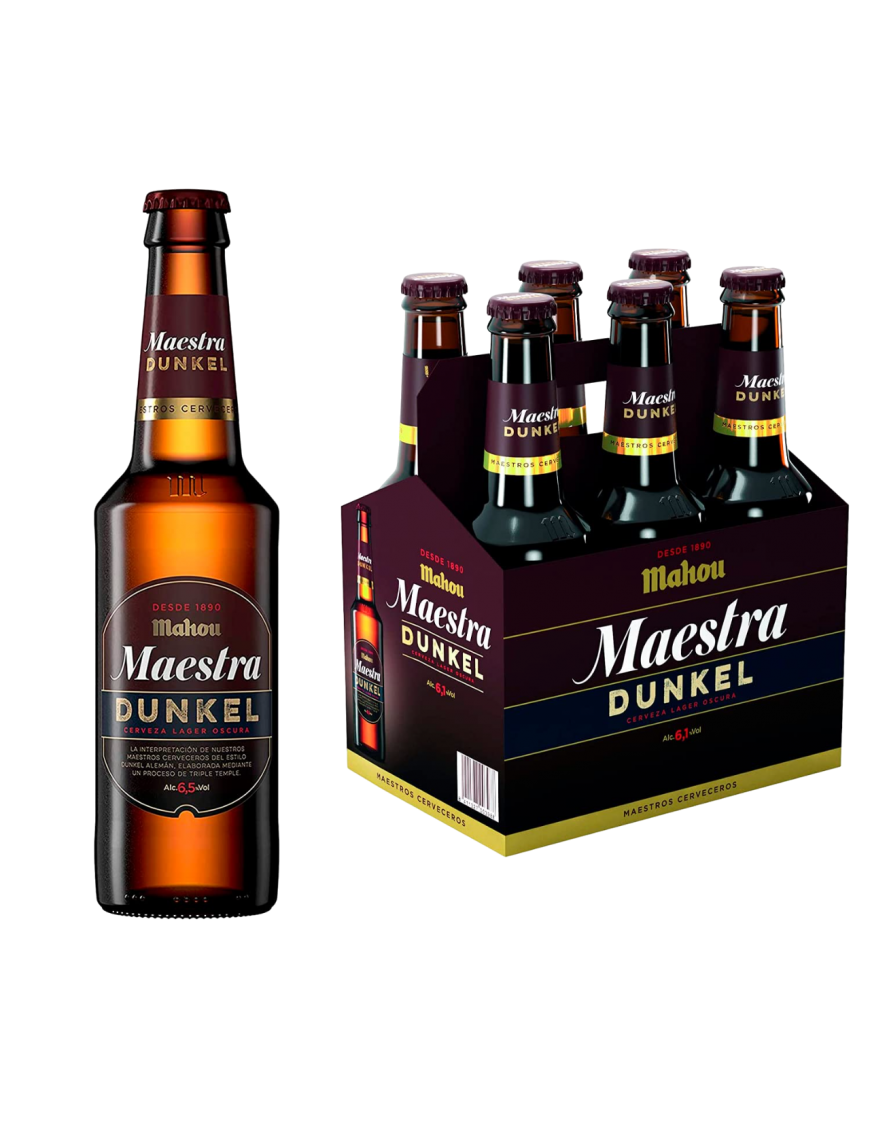 CERVEZA MAHOU MAESTRA DUNKEL-6.1%XBOT-33.CL.