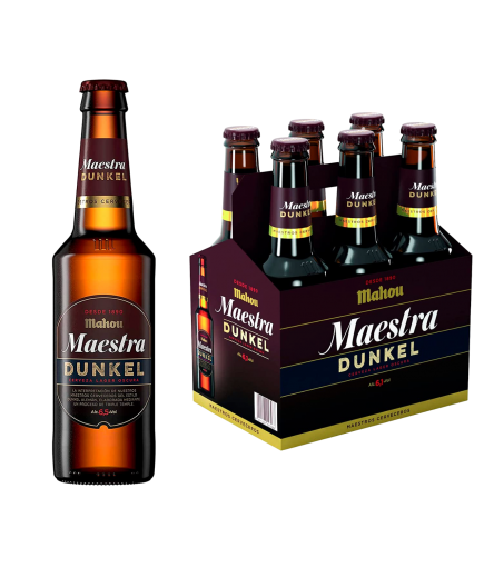 CERVEZA MAHOU MAESTRA DUNKEL-6.1%XBOT-33.CL.