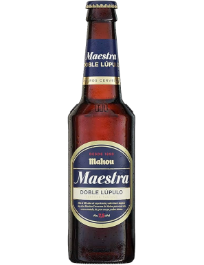 CERVEZA MAHOU MAESTRA-7.5%.X. BOTELLA 33.CL.