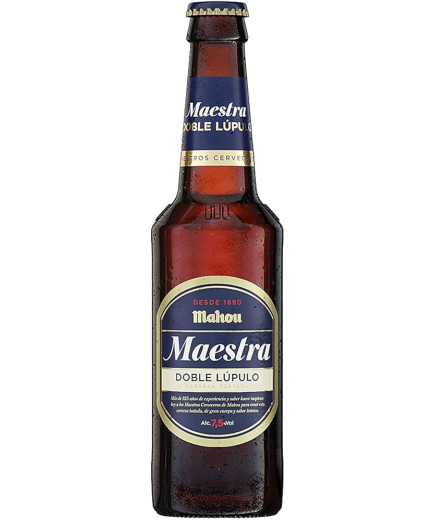 CERVEZA MAHOU MAESTRA-7.5%.X. BOTELLA 33.CL.