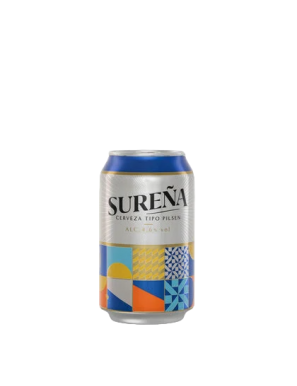 CERVEZA SUREÑA PILSEN/4.6% LATA-33.CL.