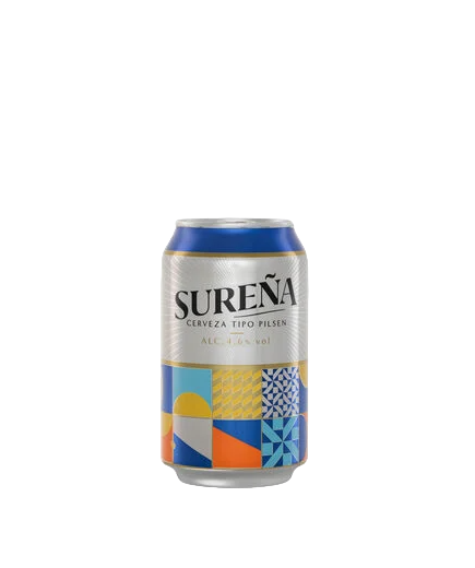 CERVEZA SUREÑA PILSEN/4.6% LATA-33.CL.