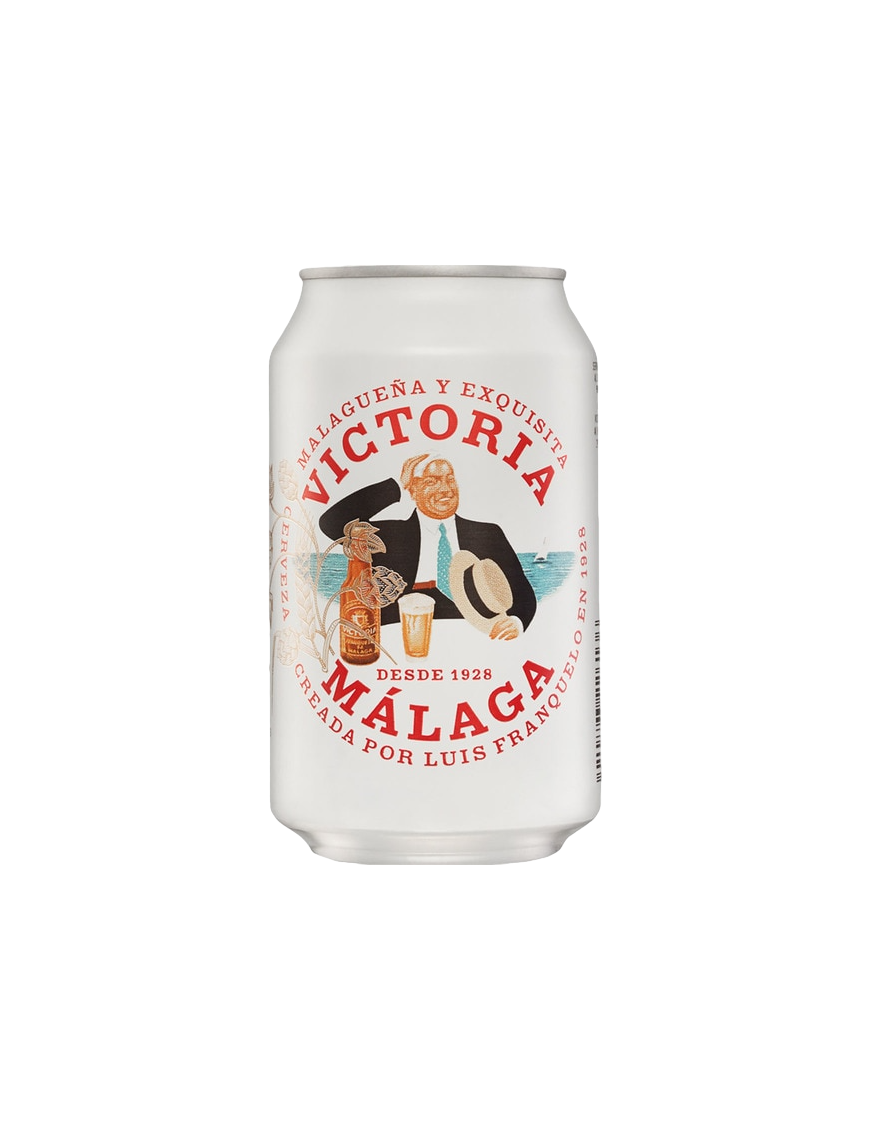 CERVEZA VICTORIA MALAGA-4.8% LATA-33.CL.