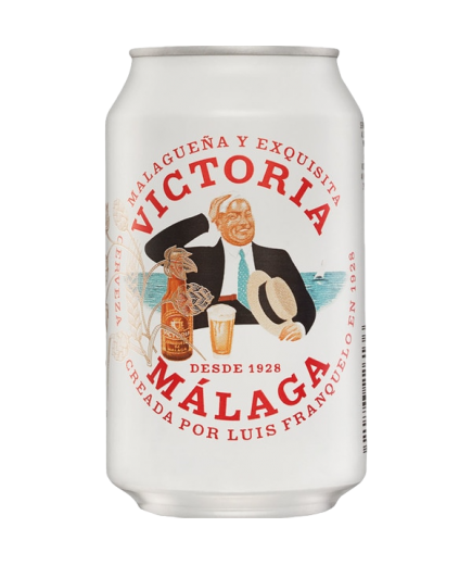 CERVEZA VICTORIA MALAGA-4.8% LATA-33.CL.