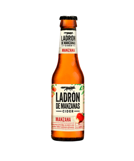 LADRON/MANZANAS VIDRIO 25.CL.X BOTELLA