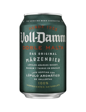 CERVEZA VOLL-DAMM DOBLE MALTA LATA 33 CL