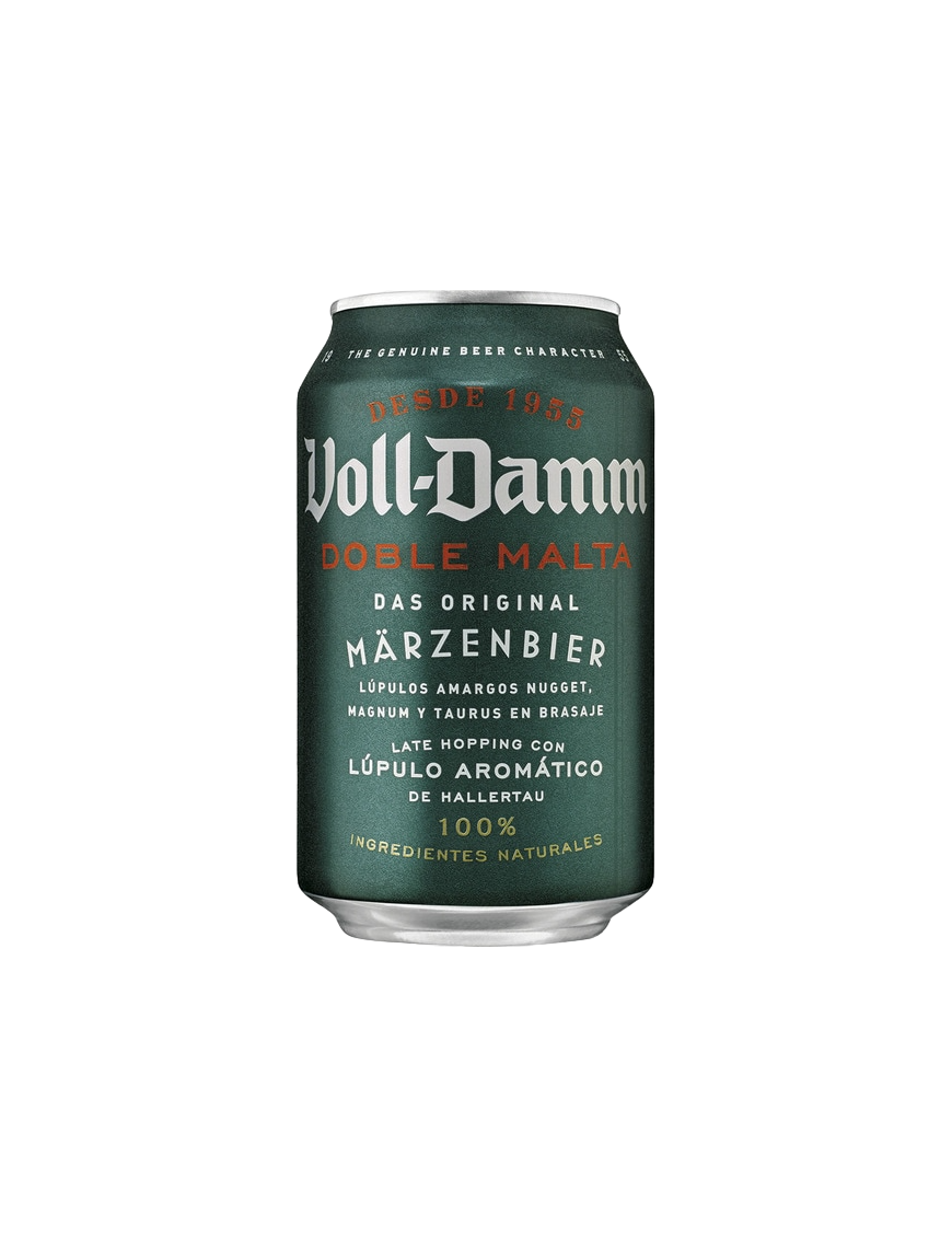 CERVEZA VOLL-DAMM DOBLE MALTA LATA 33 CL