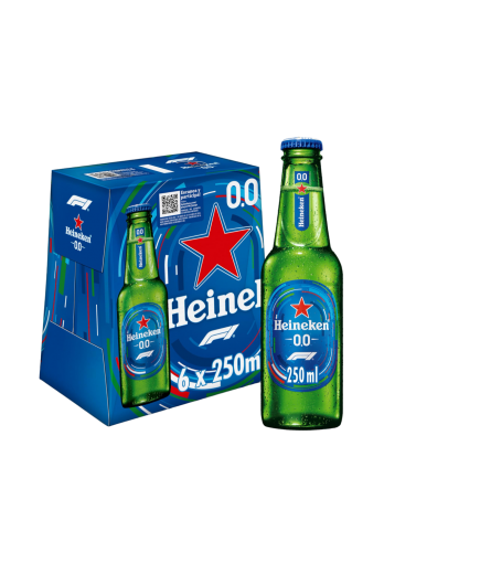 CERVEZA HEINEKEN 0.0%BOTELLA P/6.X25.CL