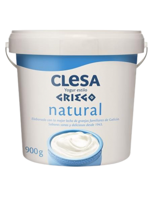 CLESA YOGUR GRIEGO NATURAL CUBO 900GR