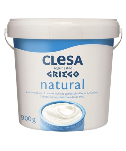 CLESA YOGUR GRIEGO NATURAL CUBO 900GR