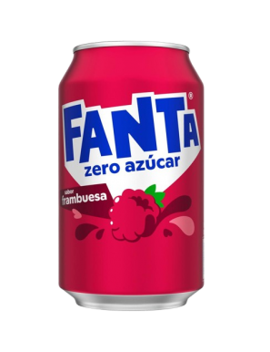 FANTA ZERO FRAMBUESA LATA-33.CL.