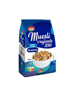 CEREAL MUESLI CRUJIENTE ZERO ESGIR S/GLUTEN B/350G