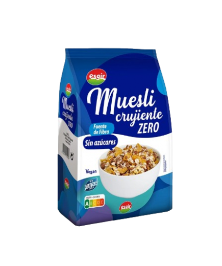 CEREAL MUESLI CRUJIENTE ZERO ESGIR S/GLUTEN B/350G