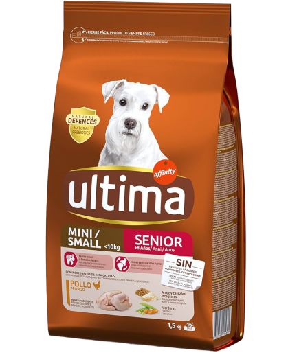 COMIDA PERROS ULTIMA MINI SENIOR 1.5KG