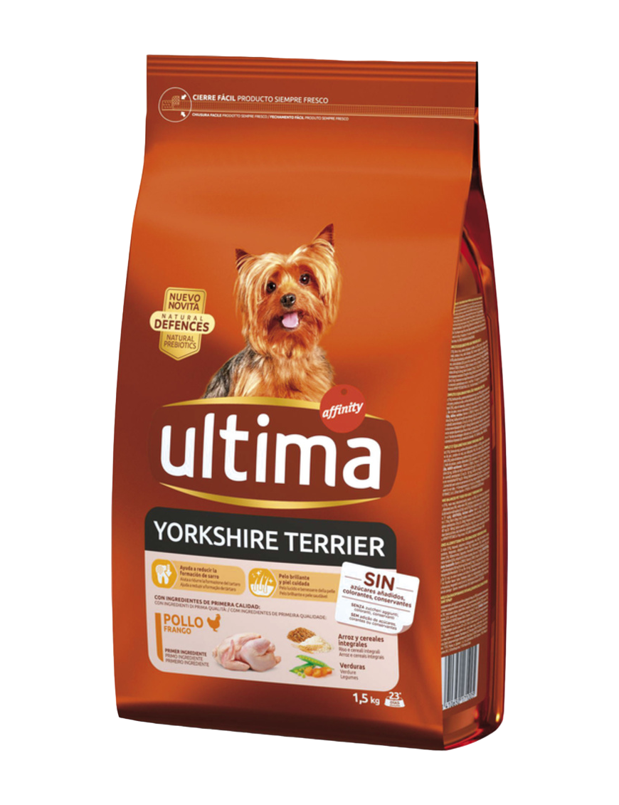 COMIDA PERROS ULTIMA MINI YORKSHIRE SACO 1.5 KG