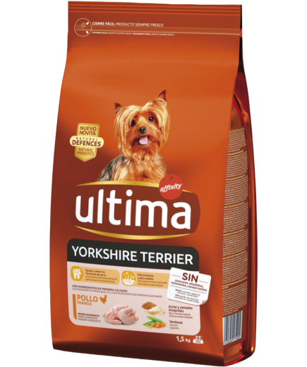 COMIDA PERROS ULTIMA MINI YORKSHIRE SACO 1.5 KG