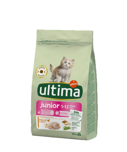 COMIDA GATOS ULTIMA JUNIOR B/1.5 KG