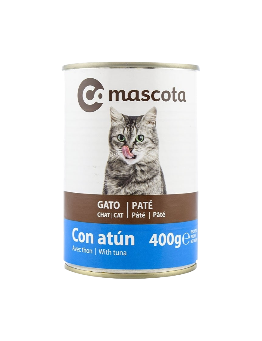 COMIDA GATOS COMASCOTAS ATUN LATA 400GR