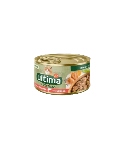 COMIDA GATOS ULTIMA NATURE SALMON L/85G