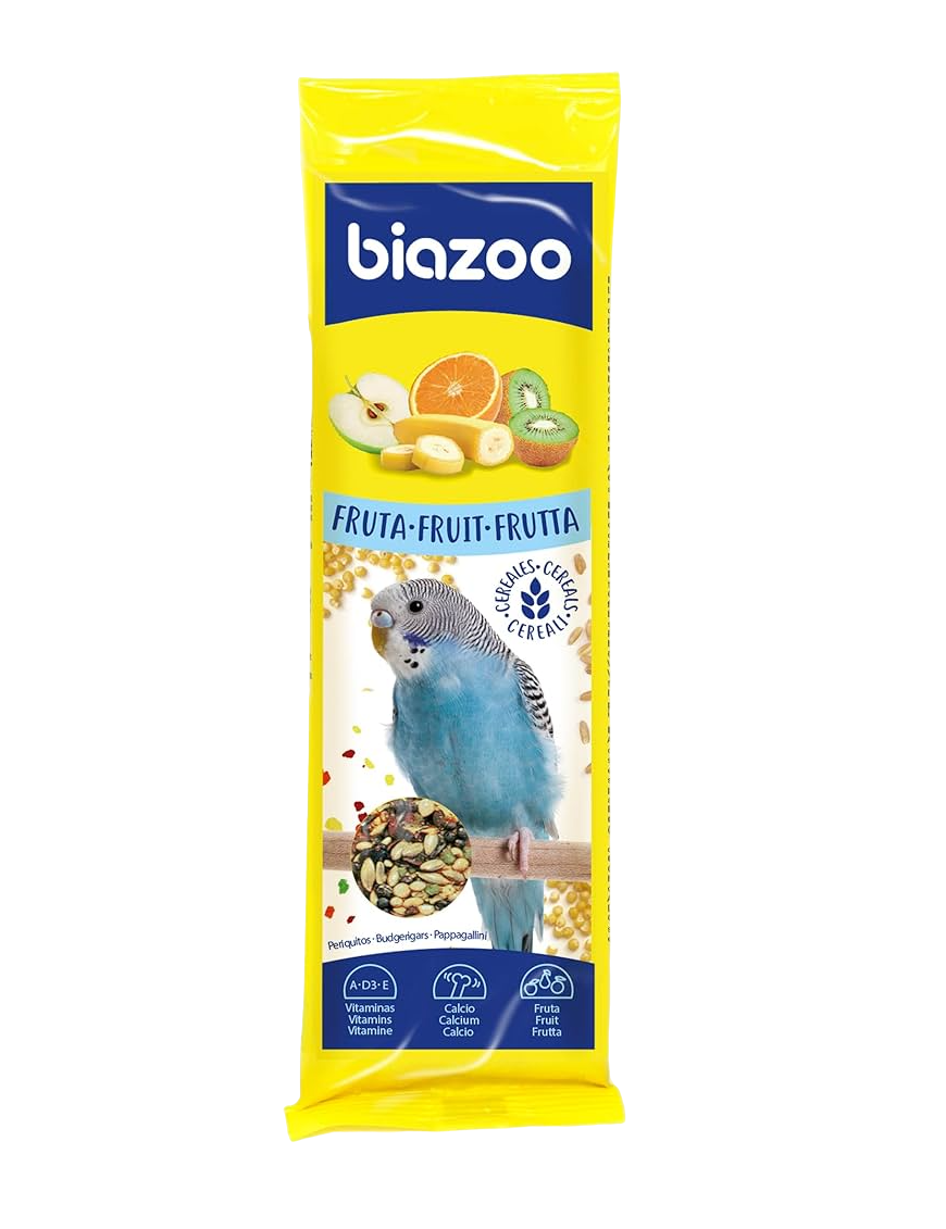 BIOZOO COMIDA PERIQUITOS BARRITAS P/2X60GR