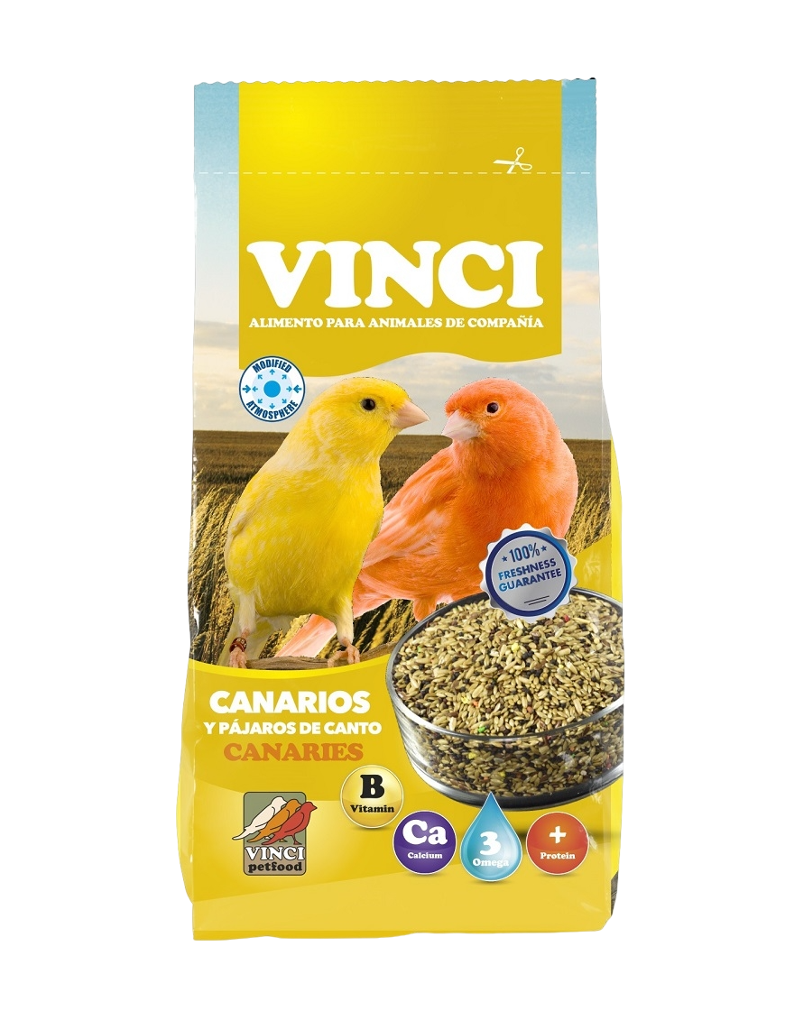 COMIDA PAJAROS CANARIOS MIX MASCOTAS B/1.KG.