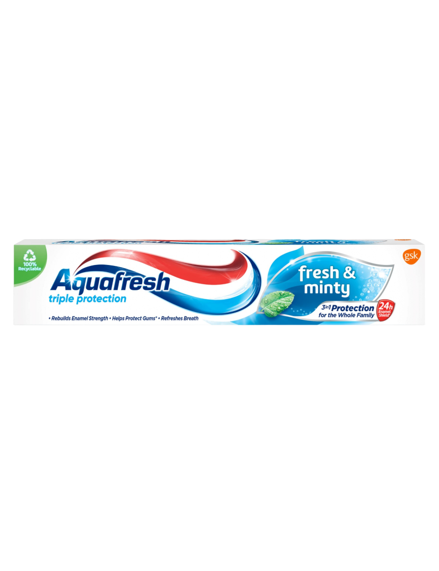 DENTIFRICO AQUAFRESH HERBAL TRIPLE PROTECC B/75 ML