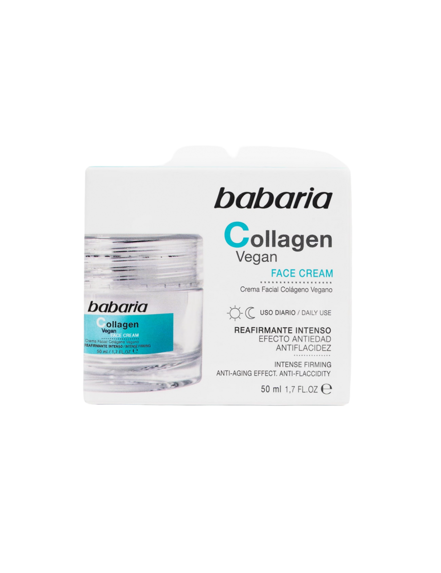 CREMA FACIAL BABARIA COLLAGEN TARRO 50 ML