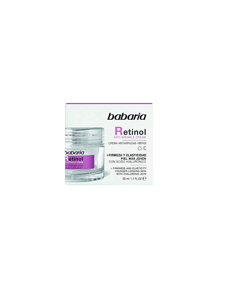 CREMA FACIAL BABARIA RETINOL  TARRO 50 ML