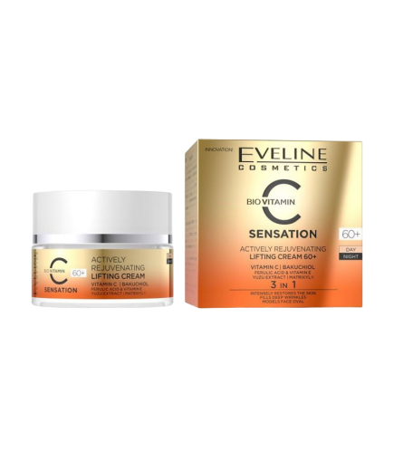 CREMA FACIAL EVELINE BIOVITAMIN C+60 AÑOS B/50ML