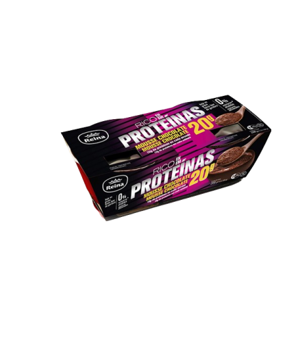 POSTRES REINA PROTEINA MOUSSE CHOCOLATE P/4UD