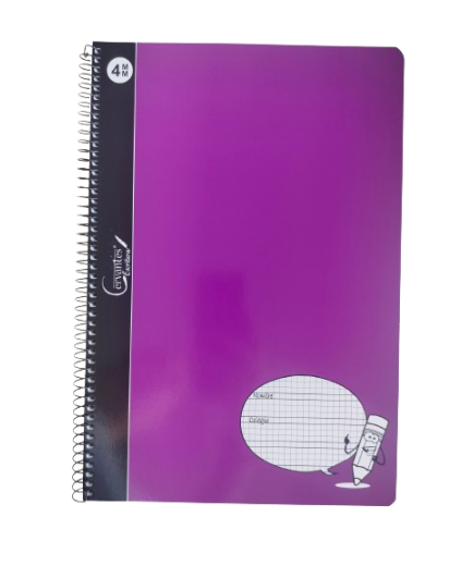 PP CUADERNO M/P CARTON PAUTA LAPIZ 80H Fº 4 MM UD