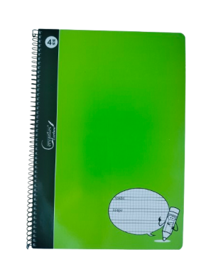 PP CUADERNO M/P CARTON PAUTA LAPIZ 80H Fº 4 MM UD