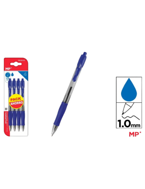 PP BOLIGRAFO MAIN P 1 MM AZUL PACK-4 UD