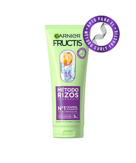 CHAMPU FRUCTIS METODO RIZOS B/200ML