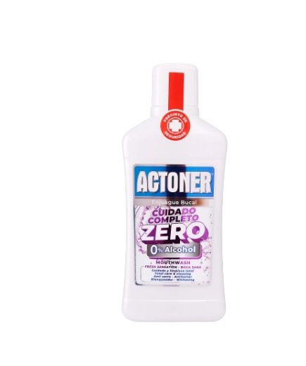 ENJUAGUE BUCAL ACTONER COMPLET ZERO ALCOHOL 500ML