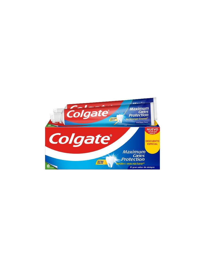 DENTIFRICO COLGATE PROTECCION CARIES PACK-2 75ML