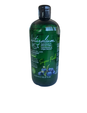 GEL BAÑO NATURALIUM ARANDANOS 95% NATURAL B/500ML