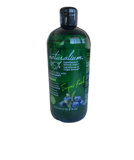 GEL BAÑO NATURALIUM ARANDANOS 95% NATURAL B/500ML