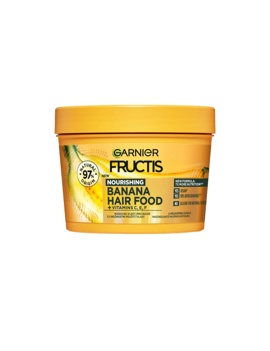 MASCARILLA CAPILAR FRUCTIS BANANA B B/390 ML