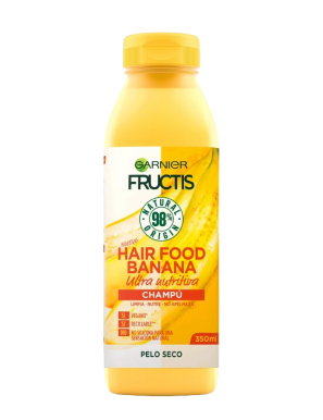 CHAMPU FRUCTIS HAIR FOOD BANANA B/350 ML