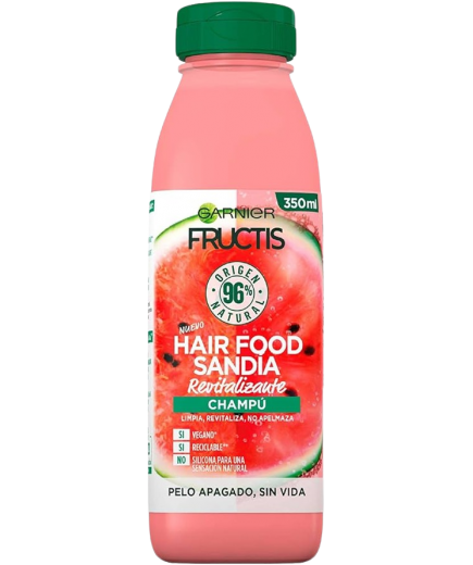 CHAMPU FRUCTIS HAIR FOOD SANDIA B/350 ML