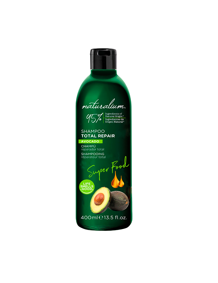 CHAMPU NATURALIUM AGUACATE 95% NATURAL B/400ML