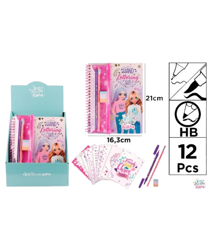 PP CUADERNO MP LETTERING SET UD