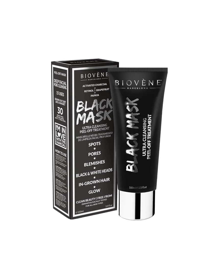 MASCARILLA FACIAL BIOVENE BLACK MASK B/100ML