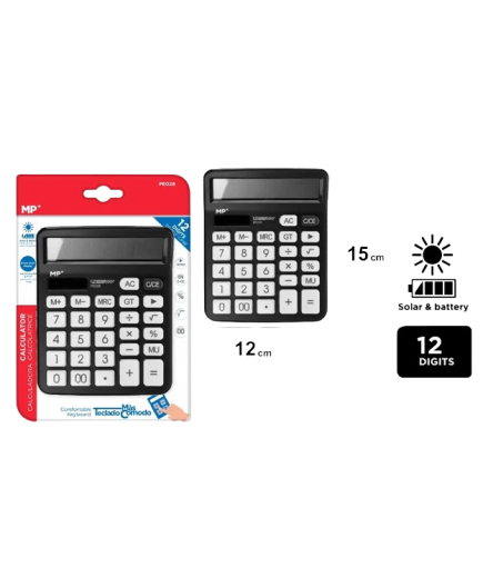 PP CALCULADORA MP SOLAR Y PILAS UNIDAD