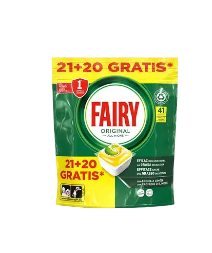 LAVAVAJILLAS FAIRY CAPSULA ORIGINAL LIMON B/21+20U